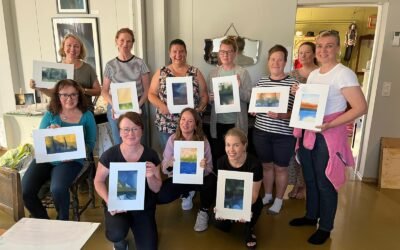 Päivän kokous- ja akvarellipaketti -Luovaa virtaa työpäivään